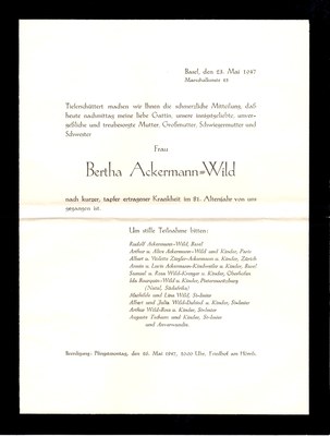 Bertha Ackermann W