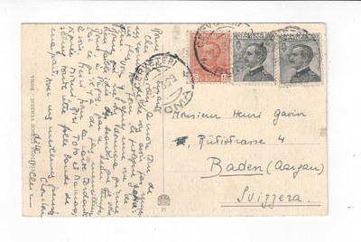 Carte postale Violette Henri 1929