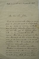 1) Jules Clerc, lettre du 18 sept. 1898 a