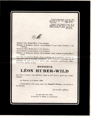 Léon Huber Wild